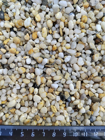 фото Галька крымская жемчужная фр. 3-5 мм. купить во Владимире  в интернет-портале КАМЕНЬ КЛУБ