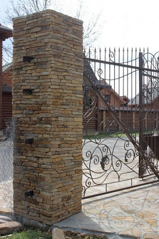 Kamenclub.ru: Песчаник (хворост) art PSG-5-06  купить во Владимире    1 900 руб/кв.м   фото КАМЕНЬ КЛУБ