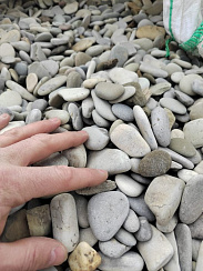 Галька черноморская фр. 40-70 мм.  купить во Владимире фото Камень Клуб