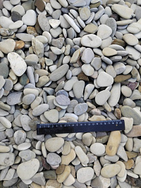 Галька черноморская фр. 20-40 мм.  купить во Владимире фото Камень Клуб