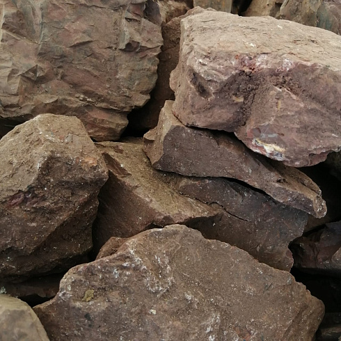 фото Яшма красная  (фр. 70-100 мм)  купить во Владимире в интернет-портале КАМЕНЬ КЛУБ