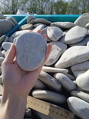 Галька черноморская фр. 100-150 мм.  купить во Владимире фото Камень Клуб