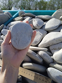 Галька черноморская фр. 100-150 мм.  купить во Владимире фото Камень Клуб