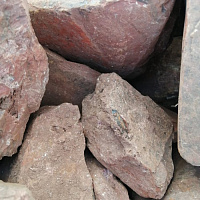 Яшма красная  (фр. 70-100 мм) фото Камень Клуб  купить во Владимире