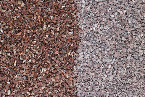 Kamenclub.ru: Мраморная крошка (щебень крошка розовый) фр. 5-10 мм.  купить во Владимире мрамор розовый, красный щебень колотый ландшафтный декоративный  11000 руб/т   фото КАМЕНЬ КЛУБ