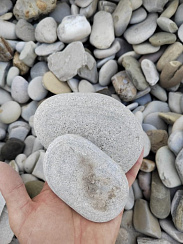 Галька черноморская фр. 50-100 мм.  купить во Владимире фото Камень Клуб