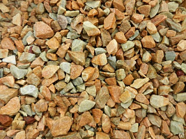 Kamenclub.ru: Щебень крошка желтый (ЗЛАТОЛИТ) фр. 3-5 мм.  купить во Владимире златолит золотистый, бежевый, желтый мрамор 12 000 руб/т   фото КАМЕНЬ КЛУБ