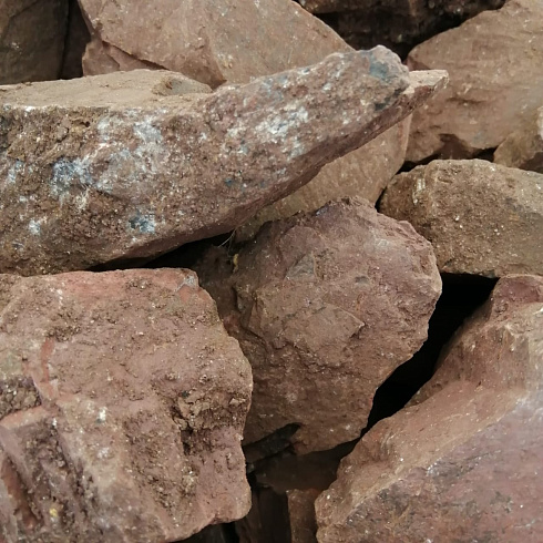 фото Яшма красная  (фр. 70-100 мм)  купить во Владимире в интернет-портале КАМЕНЬ КЛУБ