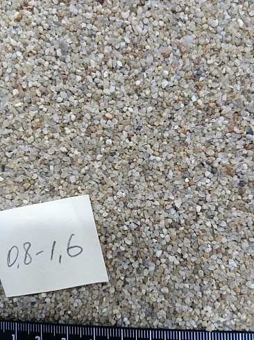 Кварцевый песок для пескоструйных работ фр. 0,8-1,6 мм.  купить во Владимире фото Камень Клуб