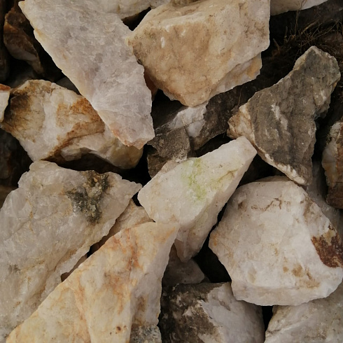 фото Кварц ( фр. 70-100 мм)  купить во Владимире в интернет-портале КАМЕНЬ КЛУБ