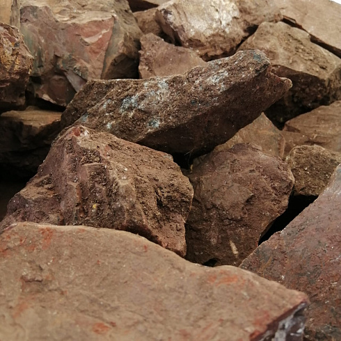 фото Яшма красная  (фр. 70-100 мм)  купить во Владимире в интернет-портале КАМЕНЬ КЛУБ