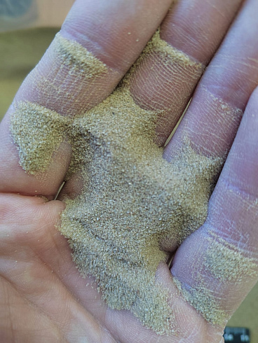 Кварцевый песок для площадок фр. 0,1-0,5 мм.  купить во Владимире фото Камень Клуб