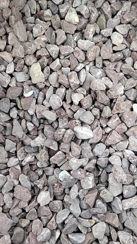 Kamenclub.ru: Мраморная крошка (щебень галтованный розовый) фр.20-40 мм.  купить во Владимире мрамор розовый, красный оголтованный округлый щебень  15000 руб/т   фото КАМЕНЬ КЛУБ