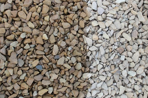 Kamenclub.ru: Щебень крошка желтый (песчаник) фр. 10-20 мм.  купить во Владимире песчаник бежевый, серый, рыжий декоративный ландшафтный щебень колотый 9500 руб/т   фото КАМЕНЬ КЛУБ