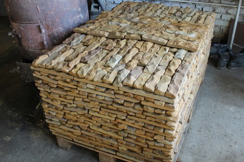 Kamenclub.ru: Песчаник (плитка) art PSG-5-02  купить во Владимире    2400 руб/кв.м   фото КАМЕНЬ КЛУБ