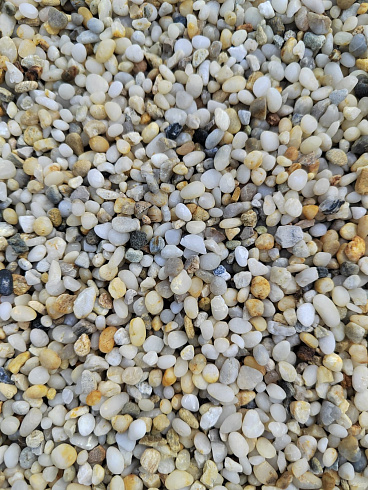 фото Галька крымская жемчужная фр. 3-5 мм. купить во Владимире  в интернет-портале КАМЕНЬ КЛУБ