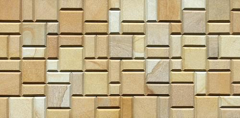 Kamenclub.ru: Песчаник (Римская кладка) art PSG-L-02  купить во Владимире    3750 руб/кв.м   фото КАМЕНЬ КЛУБ