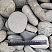 Kamenclub.ru: Галька речная окат (темно-серая) фр. 70-150 мм. купить  во Владимире галька речная темно-серая, синяя, серая речная галька округлая  8000 руб/т   фото КАМЕНЬ КЛУБ