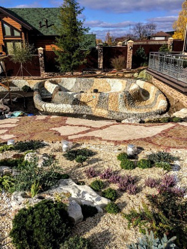 Kamenclub.ru: Песчаник брусчатка (Готика) art PSK-L-01  купить во Владимире    2600 руб/кв.м    фото КАМЕНЬ КЛУБ