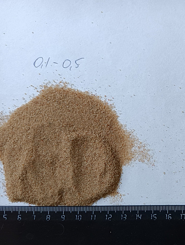 Кварцевый песок для площадок фр. 0,1-0,5 мм.  купить во Владимире фото Камень Клуб