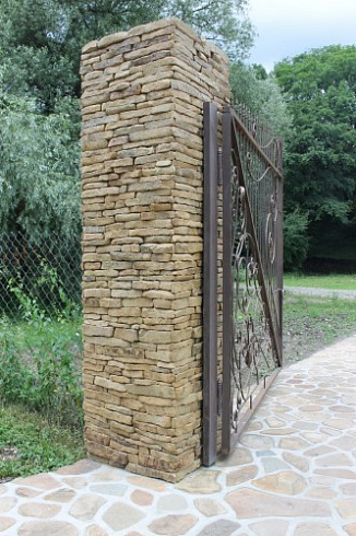 Kamenclub.ru: Песчаник (хворост) art PSG-5-06  купить во Владимире    1 900 руб/кв.м   фото КАМЕНЬ КЛУБ