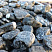 Kamenclub.ru: Щебень галтованный черный (мрамор) фр.20-40 мм.  купить во Владимире мрамор черный с белыми прожилками мрамор окатанный округлый 15000 руб/т   фото КАМЕНЬ КЛУБ