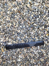 Галька крымская прибрежная фр. 5-10 мм.  купить во Владимире фото Камень Клуб