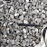 Kamenclub.ru: Щебень галтованный черный (мрамор) фр.40-70 мм.  купить во Владимире мрамор черный с белыми прожилками, черный, белый щебень галтованный округлый 13500 руб/т   фото КАМЕНЬ КЛУБ