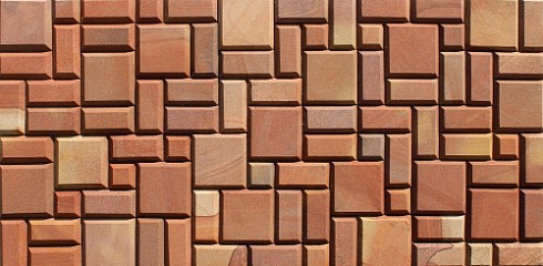 Kamenclub.ru: Песчаник (Римская кладка) art PSK-L-02  купить во Владимире    3950  руб/кв.м   фото КАМЕНЬ КЛУБ
