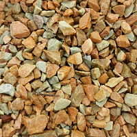 Kamenclub.ru: Щебень крошка желтый (ЗЛАТОЛИТ) фр. 10-20 мм.  купить во Владимире златолит бежевый, золотистый, желтый каменная декоративная крошка щебня златолита 10800 руб/т   фото КАМЕНЬ КЛУБ