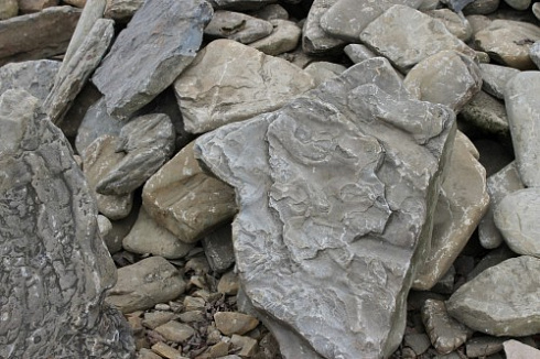 Kamenclub.ru: Песчаник декоративный ландшафтный (фр. 300-500 мм)  купить во Владимире песчаник желтый рыжий серый зеленый валун речной окатанный природный песчаника 4 500 руб/т   фото КАМЕНЬ КЛУБ